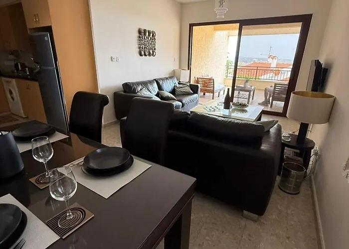 Modern Comfort & Sea View - Aphrodite Gardens Apartmán Pissouri